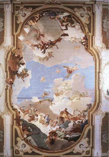 Giovanni Battista Tiepolo The Apotheosis of the Pisani Family china oil painting image